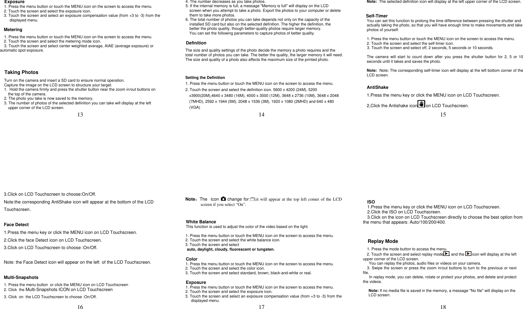 Page 3 of PA Times Technology HDV-D395 Digital Camcorder User Manual 