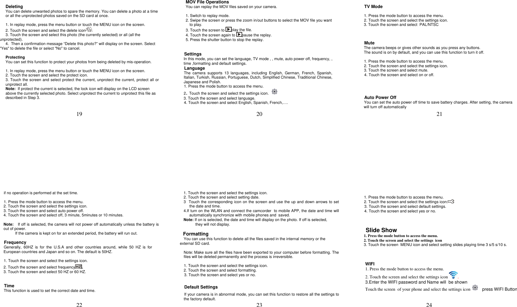 Page 4 of PA Times Technology HDV-D395 Digital Camcorder User Manual 