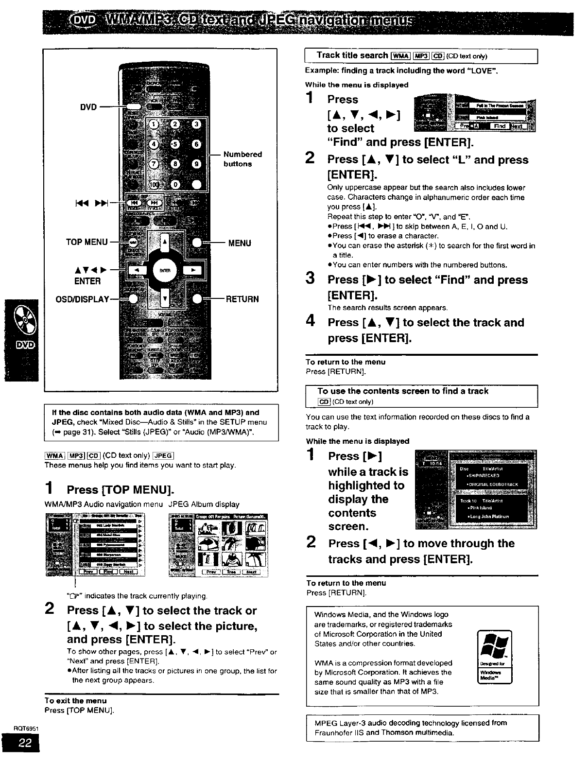 PANASONIC Home Theatre Manual L0312004