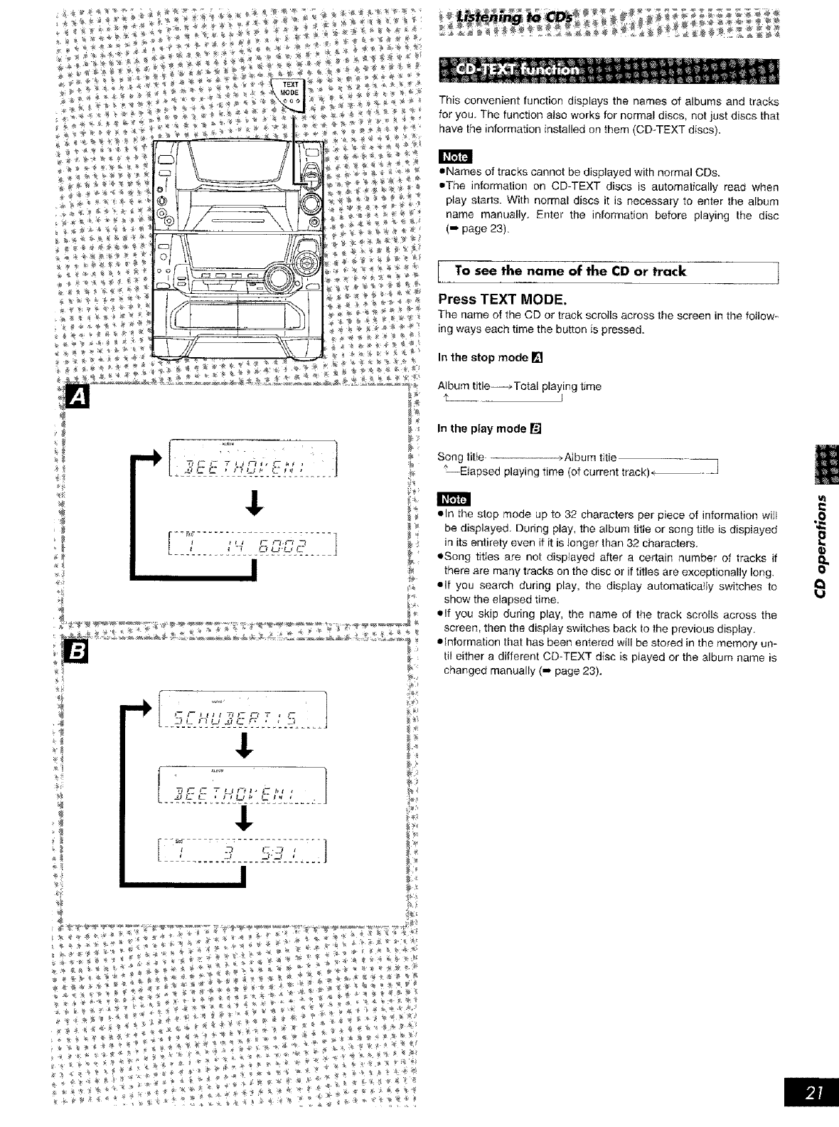 Thisconvenientfunctiondisplaysthenamesofalbumsandtracks