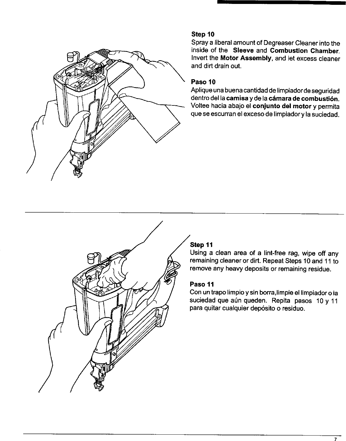 Page 7 of 12 - PASLODE  Nailer Manual L0410030