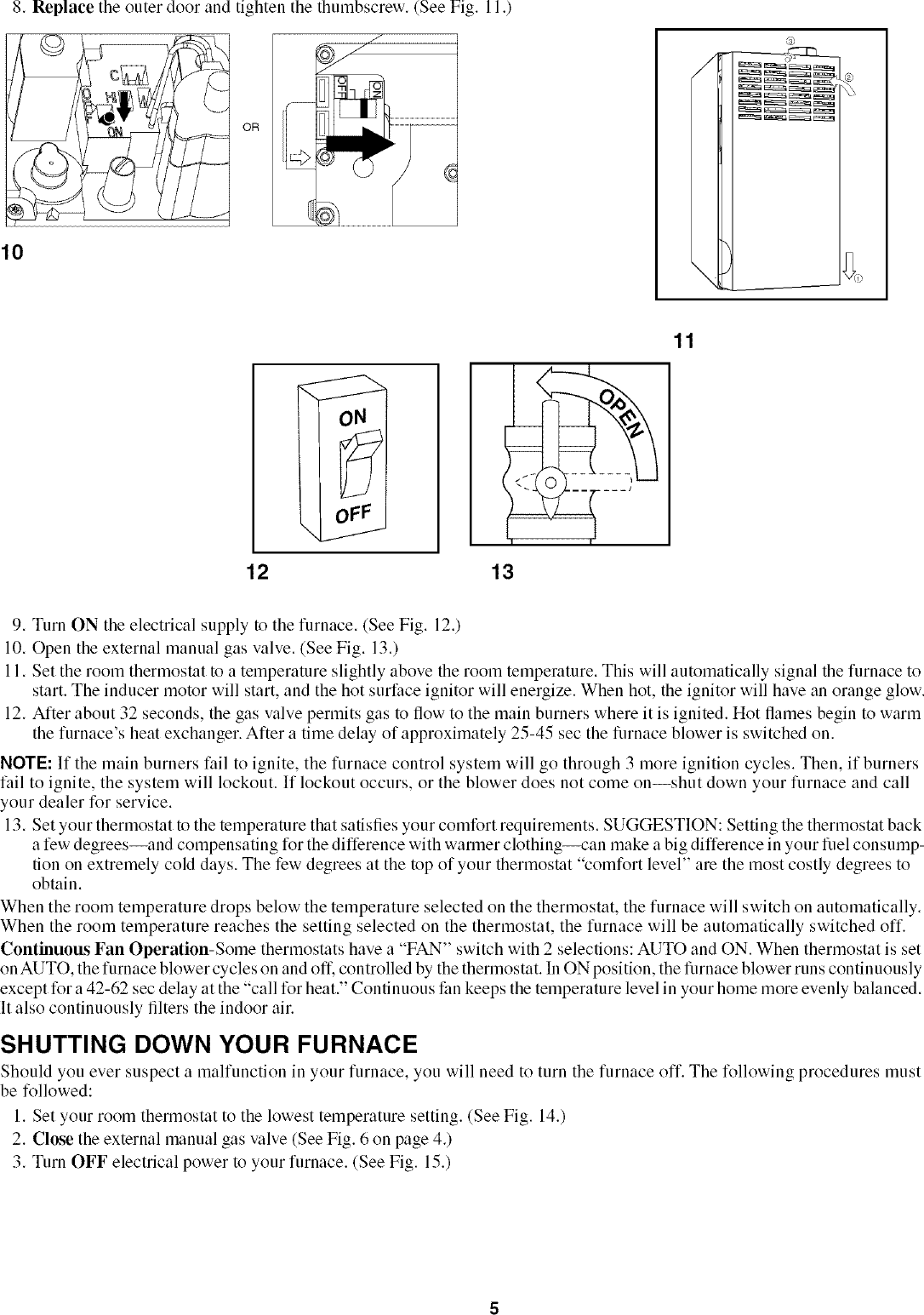 Page 5 of 12 - PAYNE  Furnace/Heater, Gas Manual L0408334