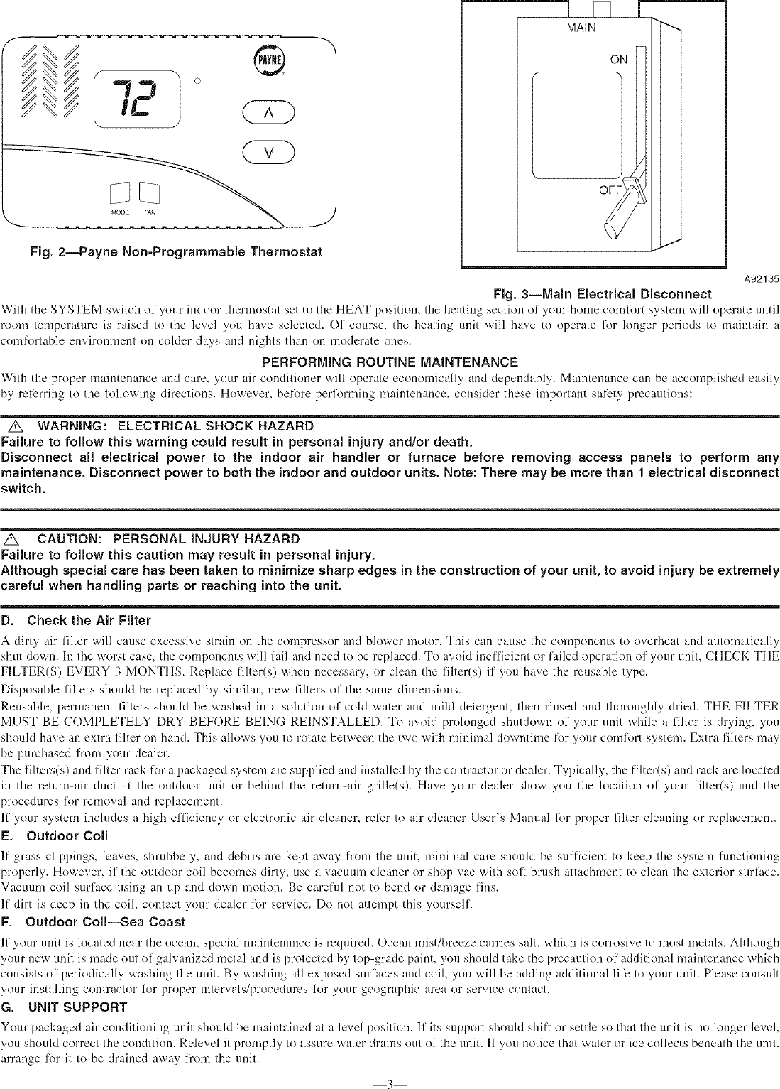 Page 3 of 4 - PAYNE  Package Units(both Units Combined) Manual L0610788