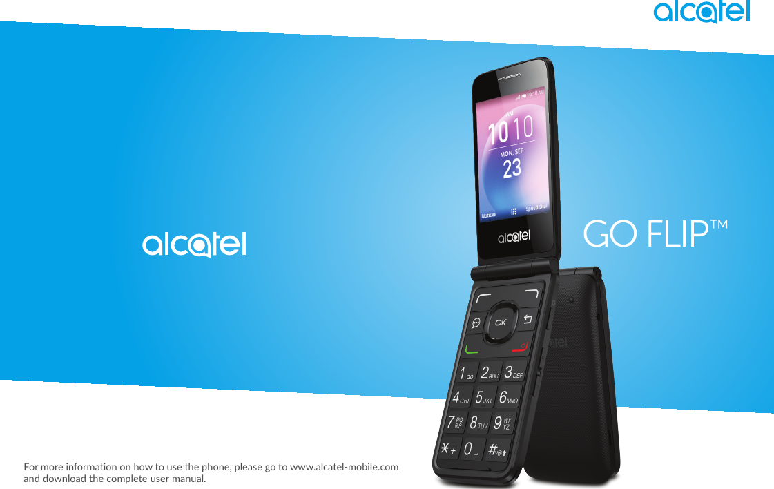 User Guide Alcatel go flip manual english