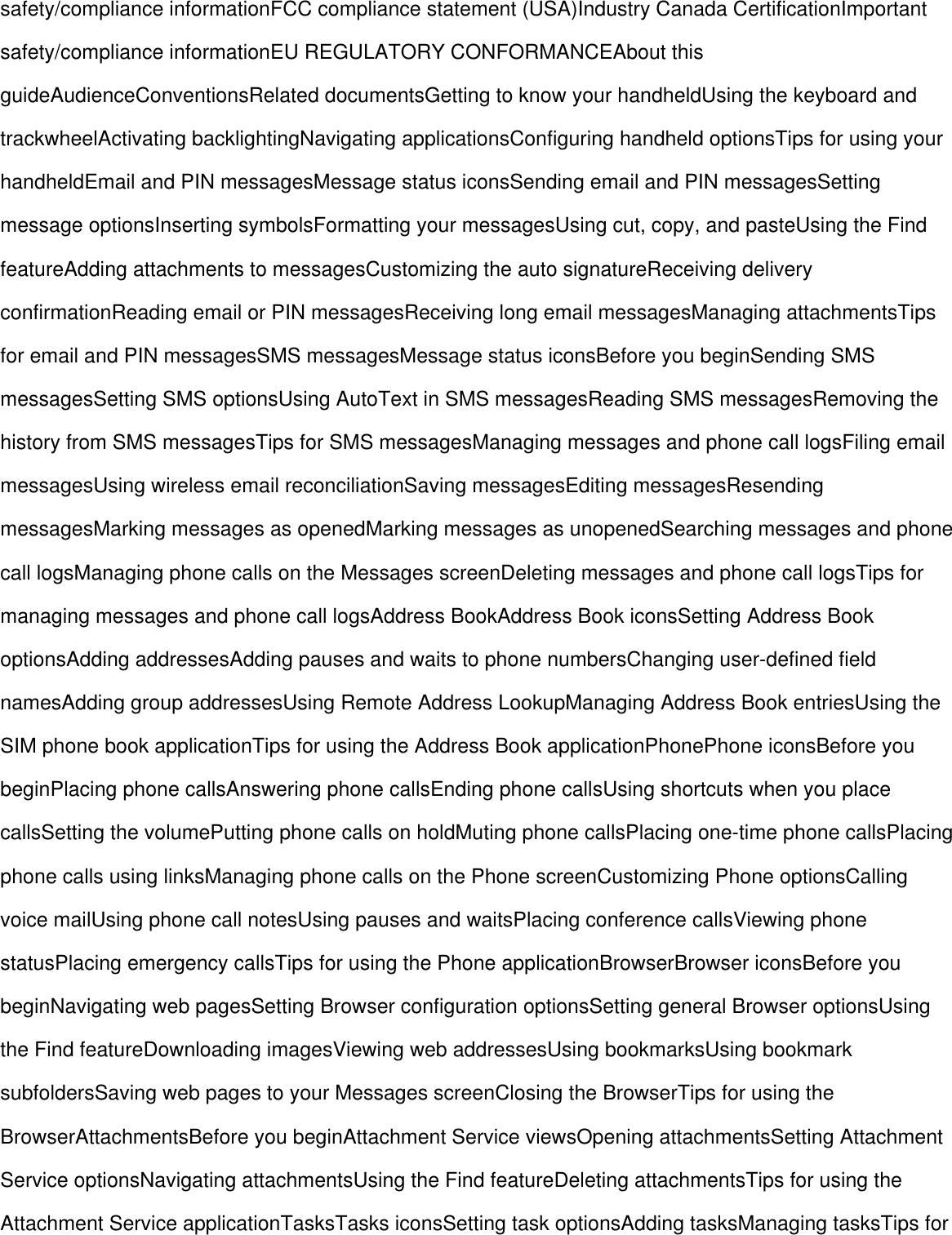 Page 2 of 7 - User Guide Blackberry 6210 Manual