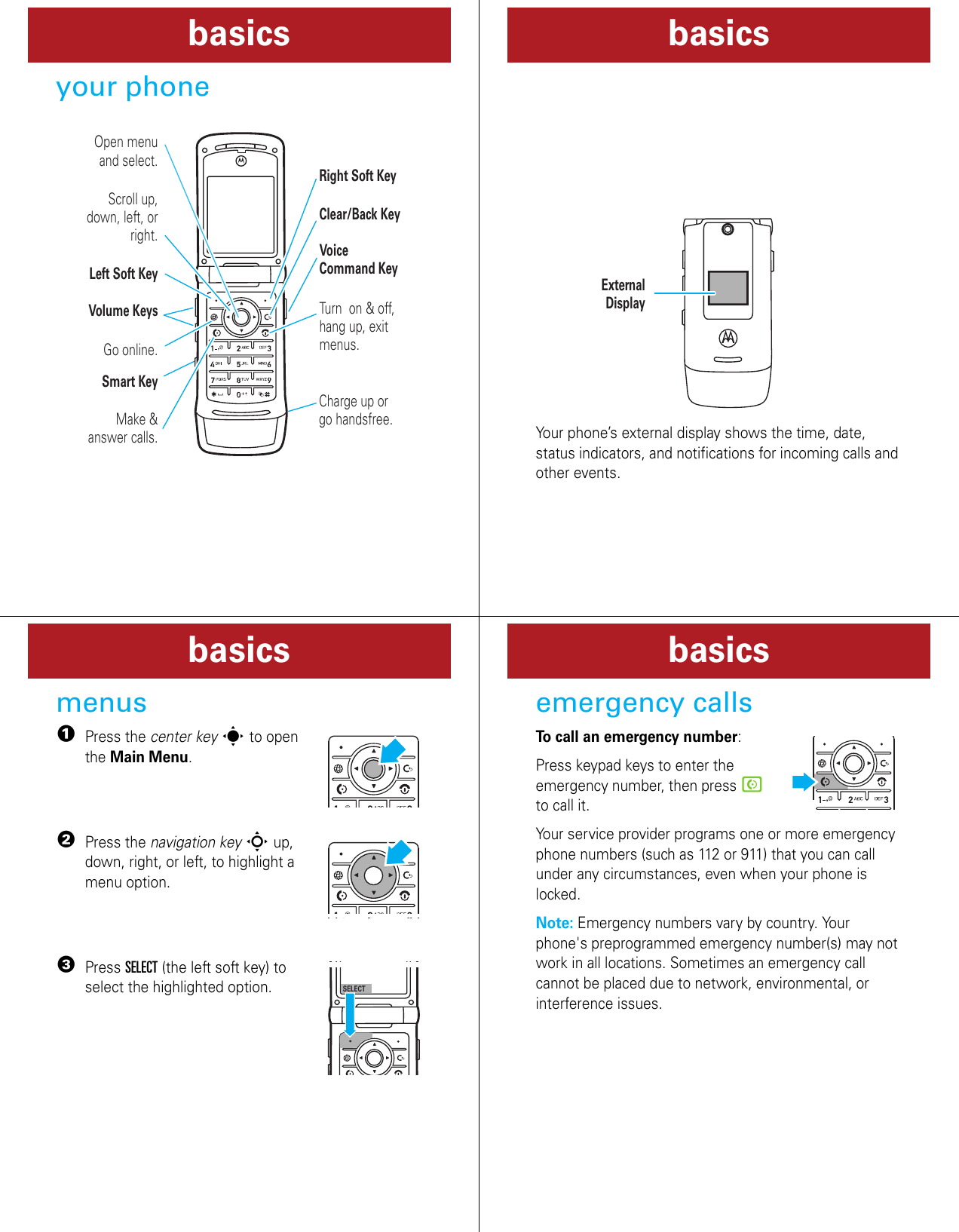 Page 2 of 10 - Getting Started Guide Motorola-w510-getting-started-guide