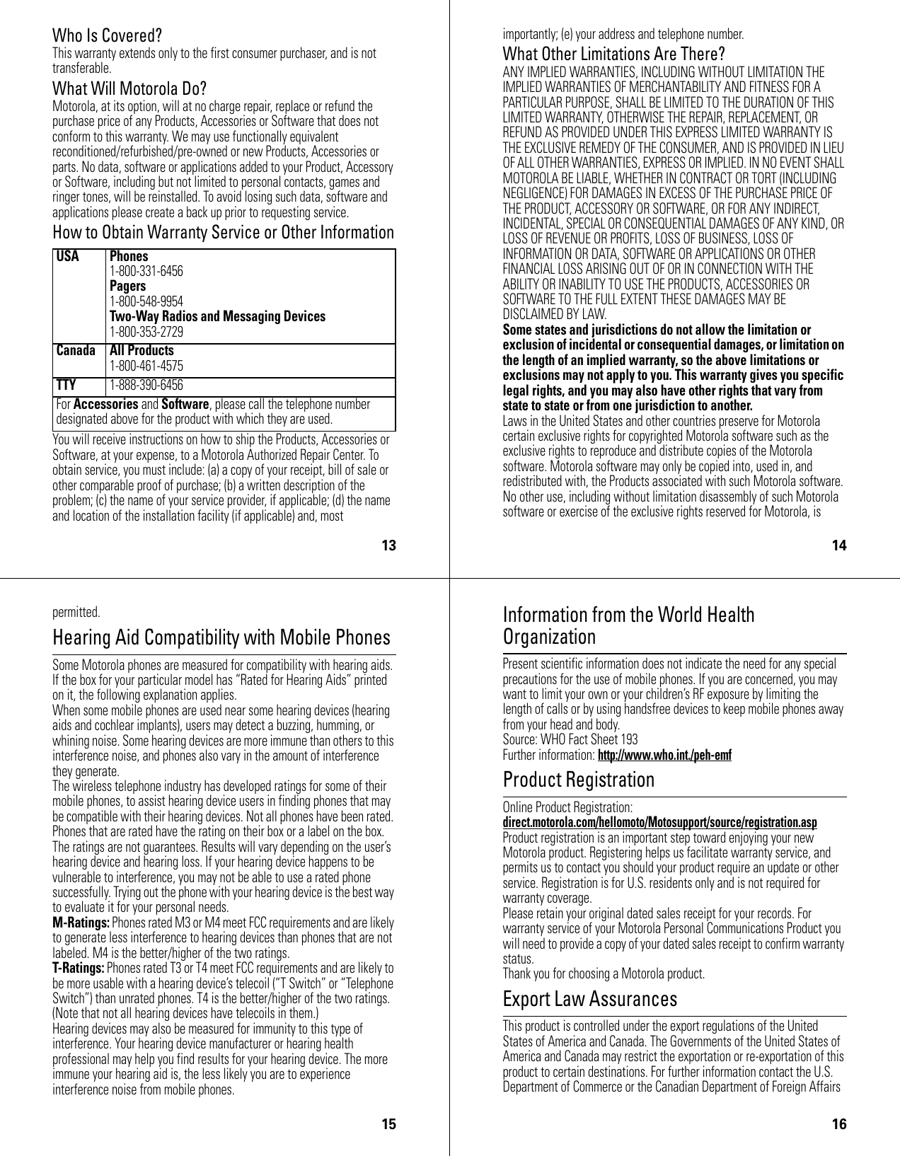 Page 9 of 10 - Getting Started Guide Motorola-w510-getting-started-guide