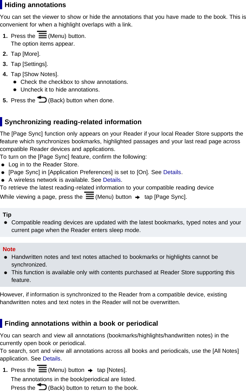 Page 74 of PEGATRON 20130001 DIGITAL BOOK READER User Manual PRS T3 Series   Reader        User Guide