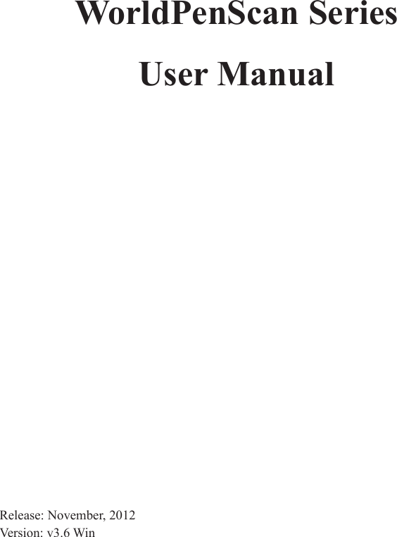 PENPOWER TECHNOLOGY MSE04 WorldPenScan BT User Manual