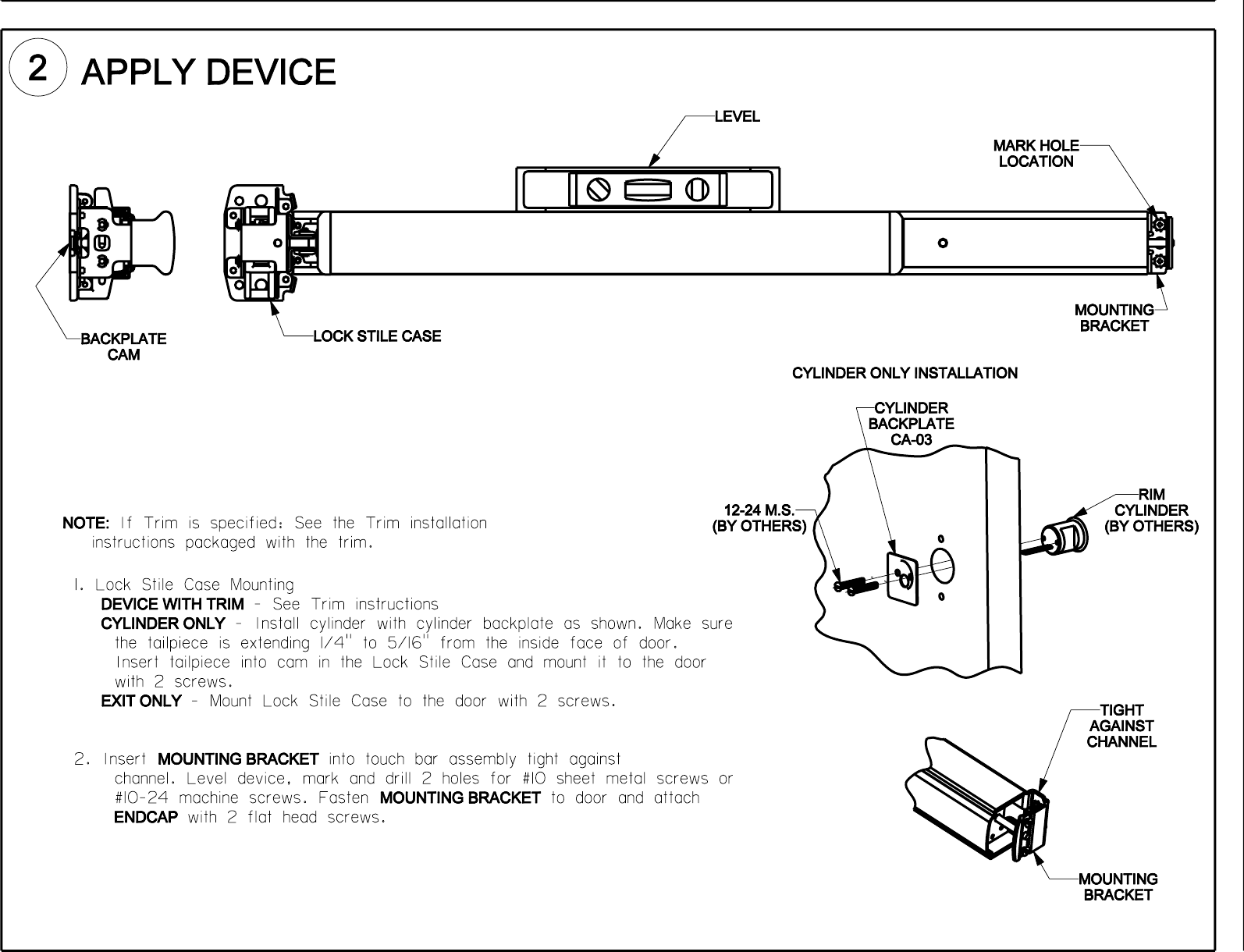 Page 7 of 8 - PHI D00001192.ps 5200 Rim Device Installation Instructions 00857-11-000