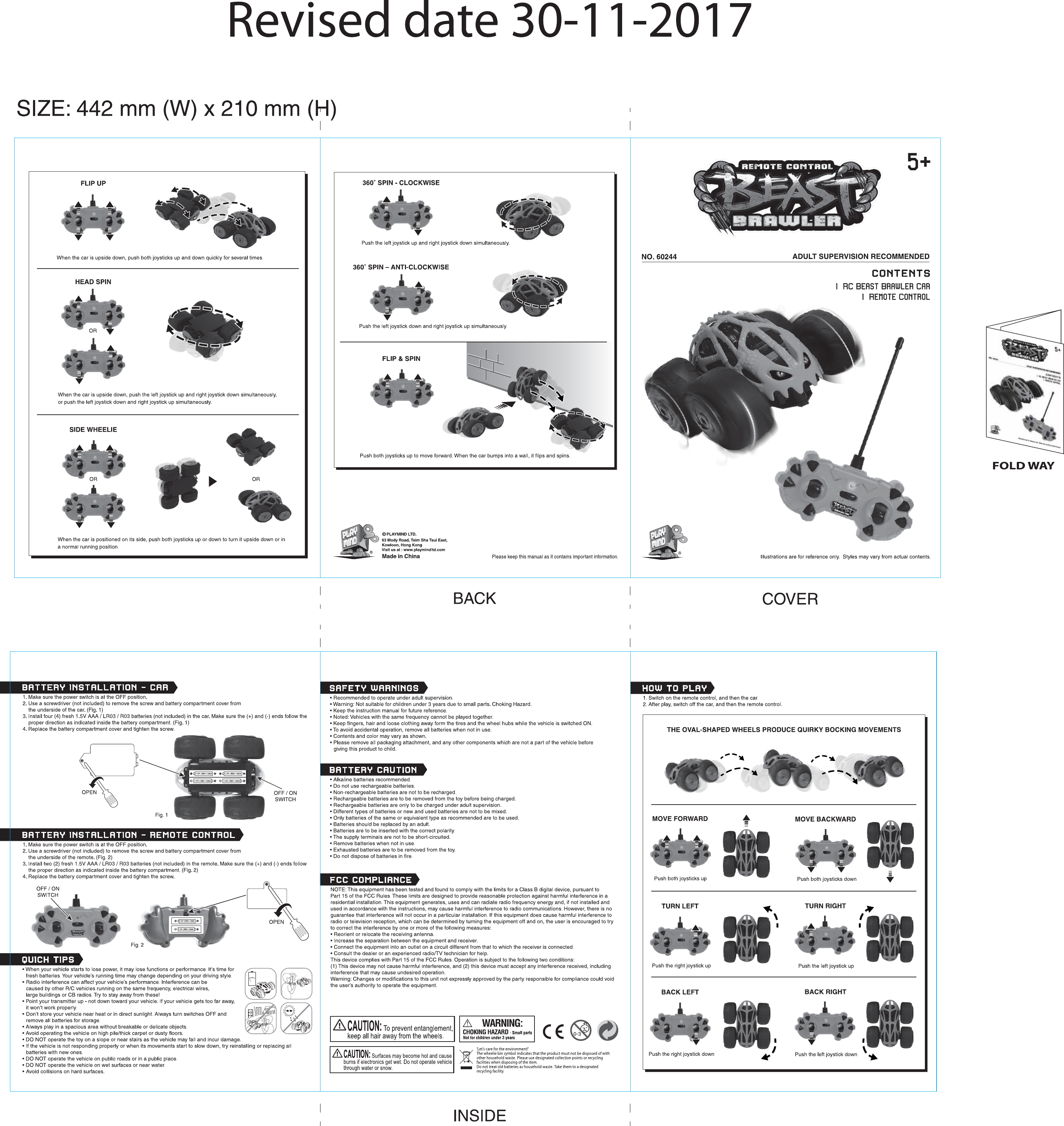 PLAYMIND 60242 RC DARGON TAIL User Manual