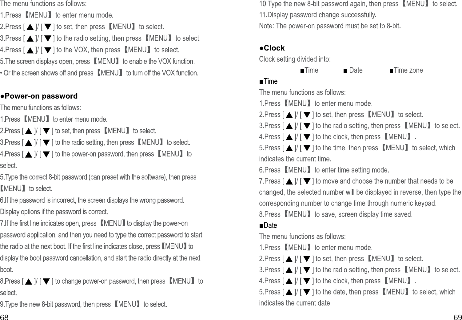 Page 14 of PO FUNG ELECTRONIC DM1701 DMR Digital Radio User Manual 