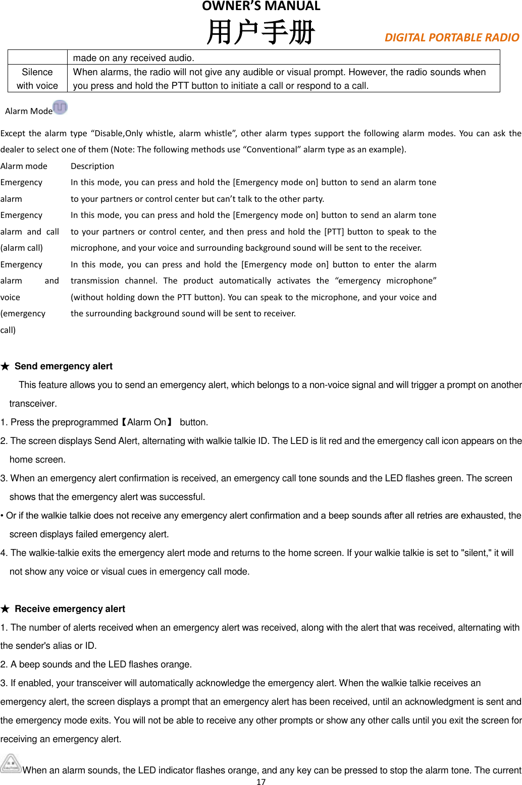 Page 17 of PO FUNG ELECTRONIC DM1702 DMR Digital Radio User Manual PX780                        