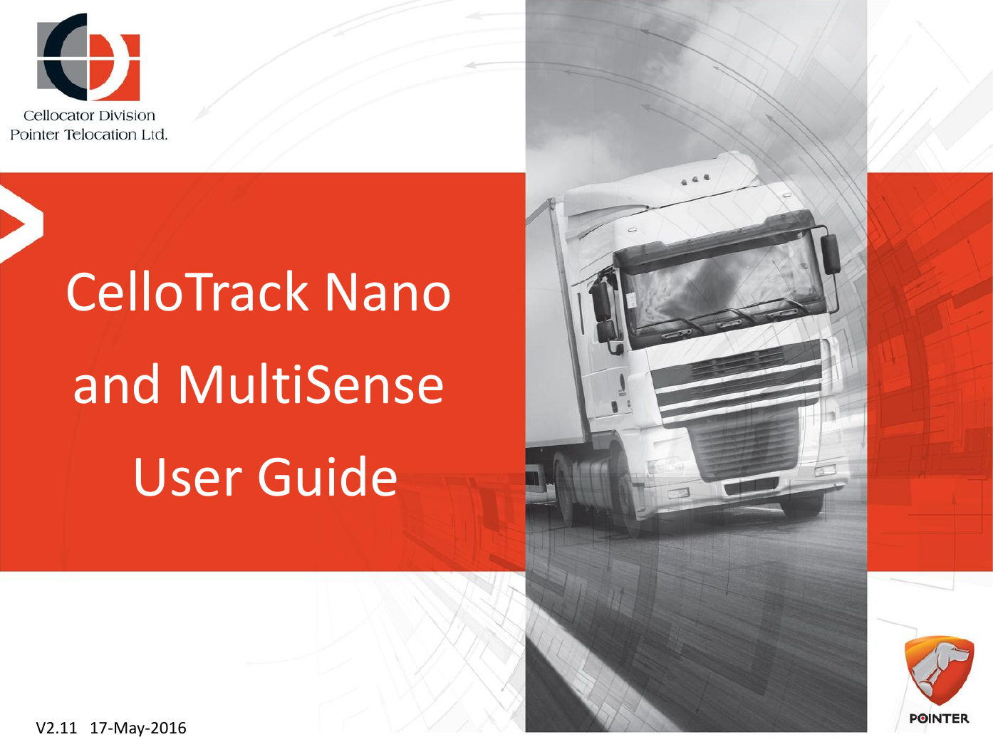  CelloTrack Nano and MultiSense  User Guide V2.11   17-May-2016 