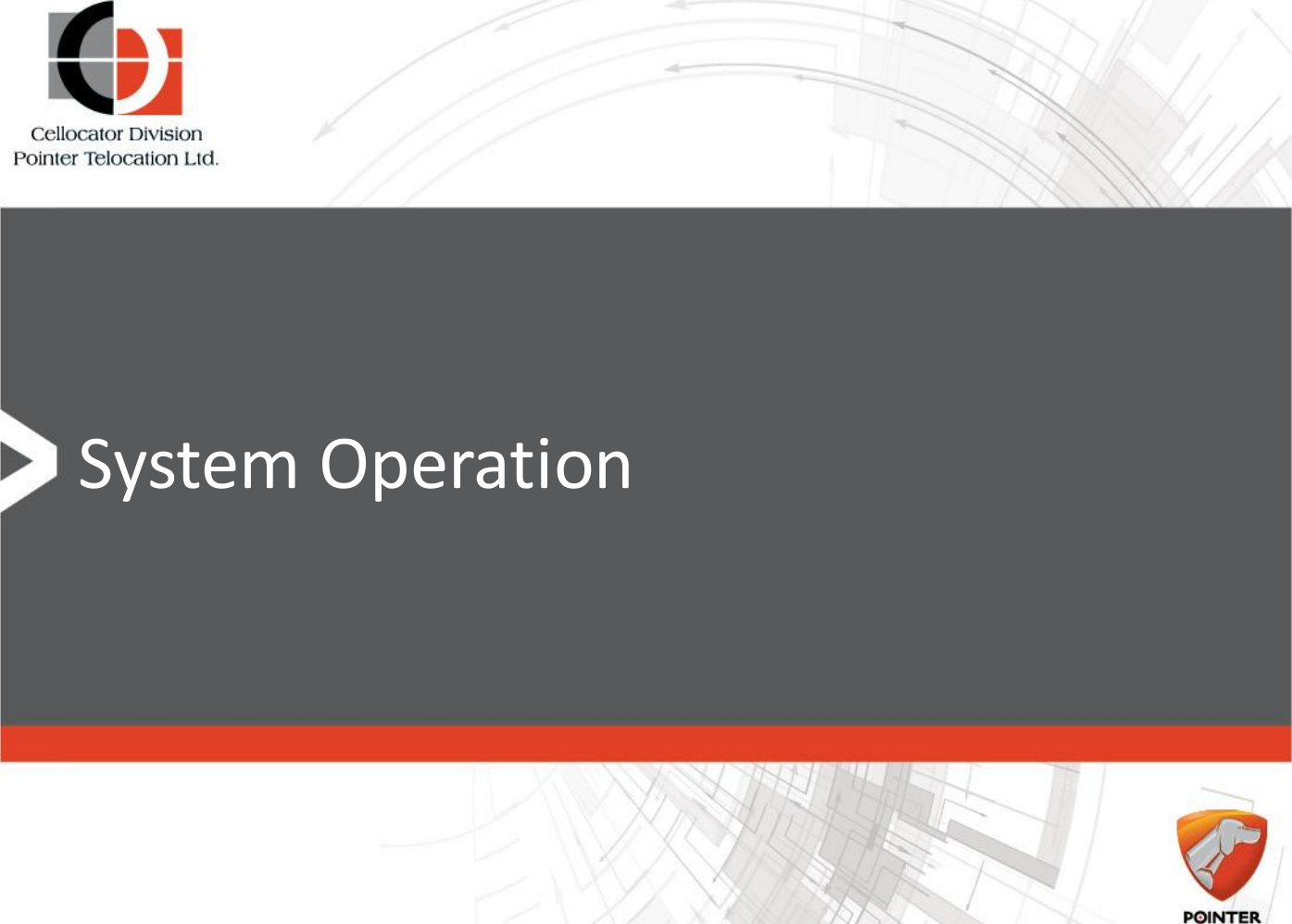 System Operation 