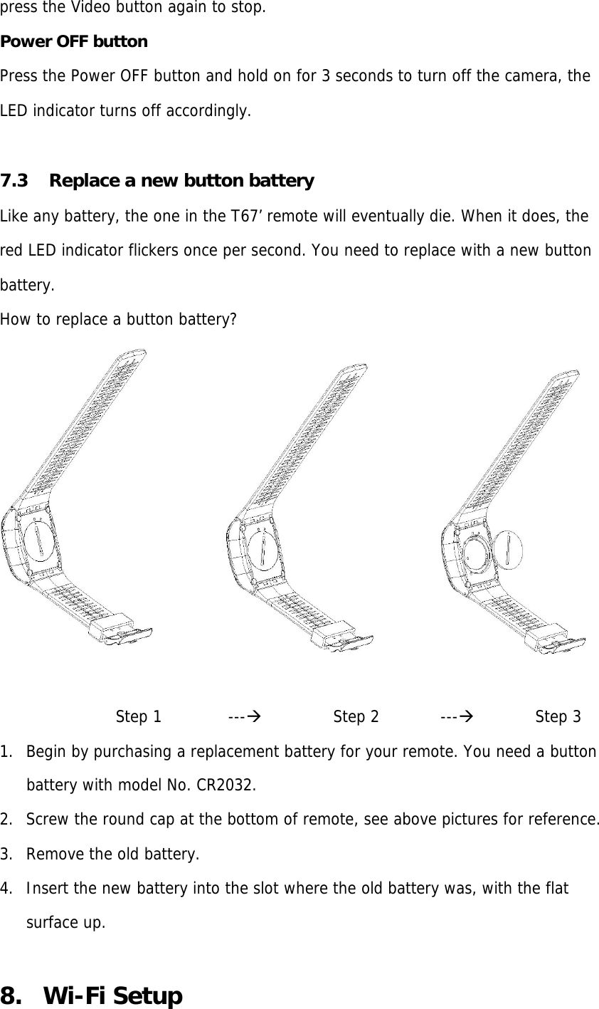 Page 18 of PROEXPRESS DISTRIBUTOR V50PRO Action Camera User Manual T67 User manualx
