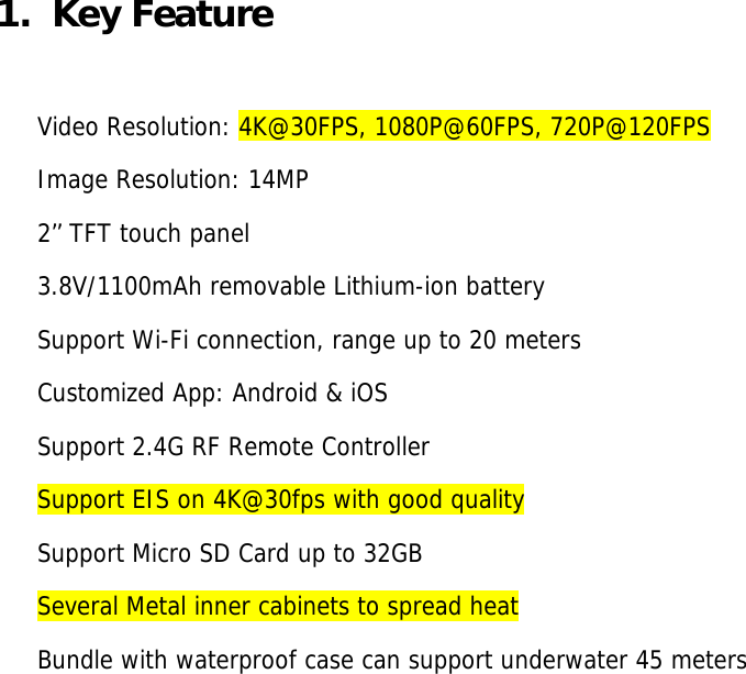 Page 2 of PROEXPRESS DISTRIBUTOR V50PRO Action Camera User Manual T67 User manualx