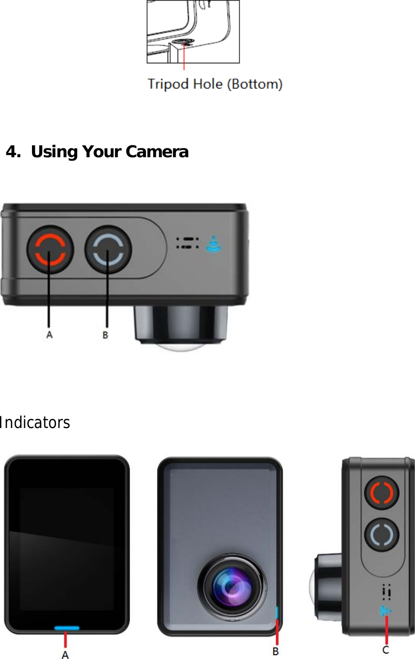 Page 5 of PROEXPRESS DISTRIBUTOR V50PRO Action Camera User Manual T67 User manualx