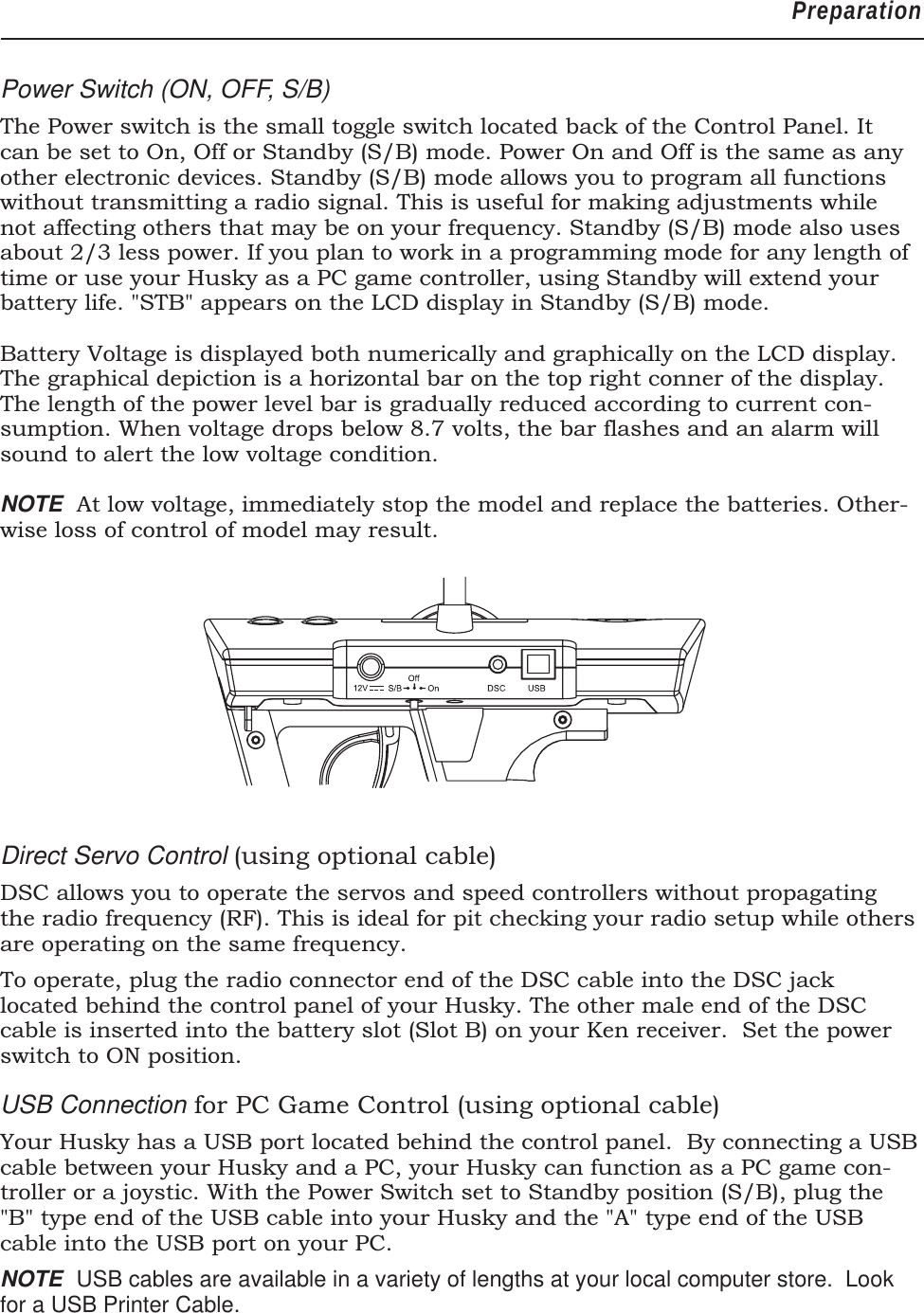 Page 9 of PROTON CONTROL SYSTEMS 04HUSKY75 2 Channel FM Radio Control System User Manual page01 ai