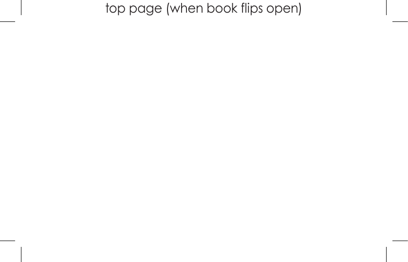 top page (when book flips open)