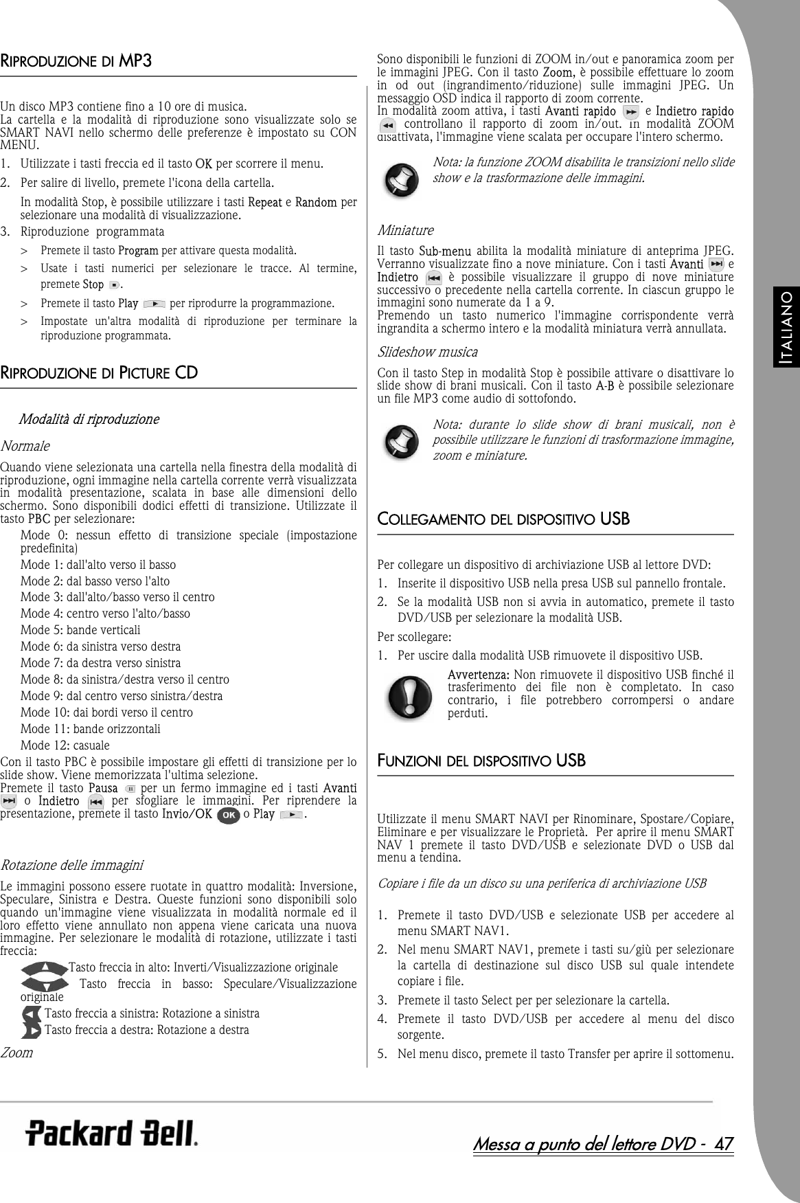 Packard Bell Dvx 460 Users Manual Dvd Usb