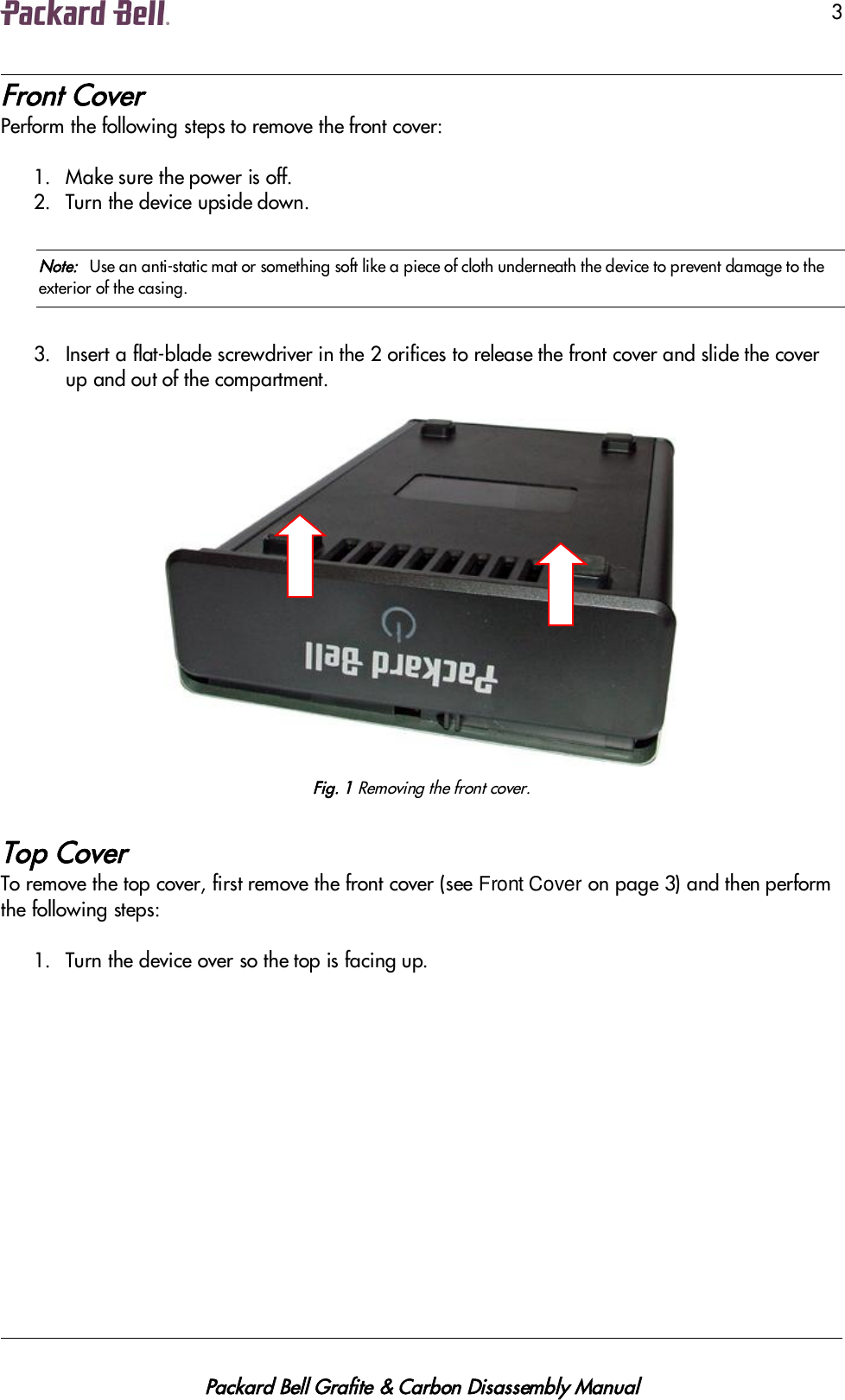 Page 4 of 7 - Packard-Bell Packard-Bell-Grafite-And-Carbon-Cs036A00-Users-Manual- Packard Bell Grafite & Carbon  Packard-bell-grafite-and-carbon-cs036a00-users-manual