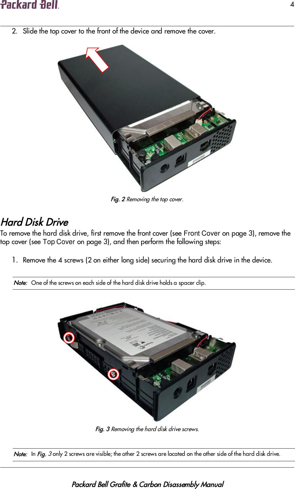 Page 5 of 7 - Packard-Bell Packard-Bell-Grafite-And-Carbon-Cs036A00-Users-Manual- Packard Bell Grafite & Carbon  Packard-bell-grafite-and-carbon-cs036a00-users-manual