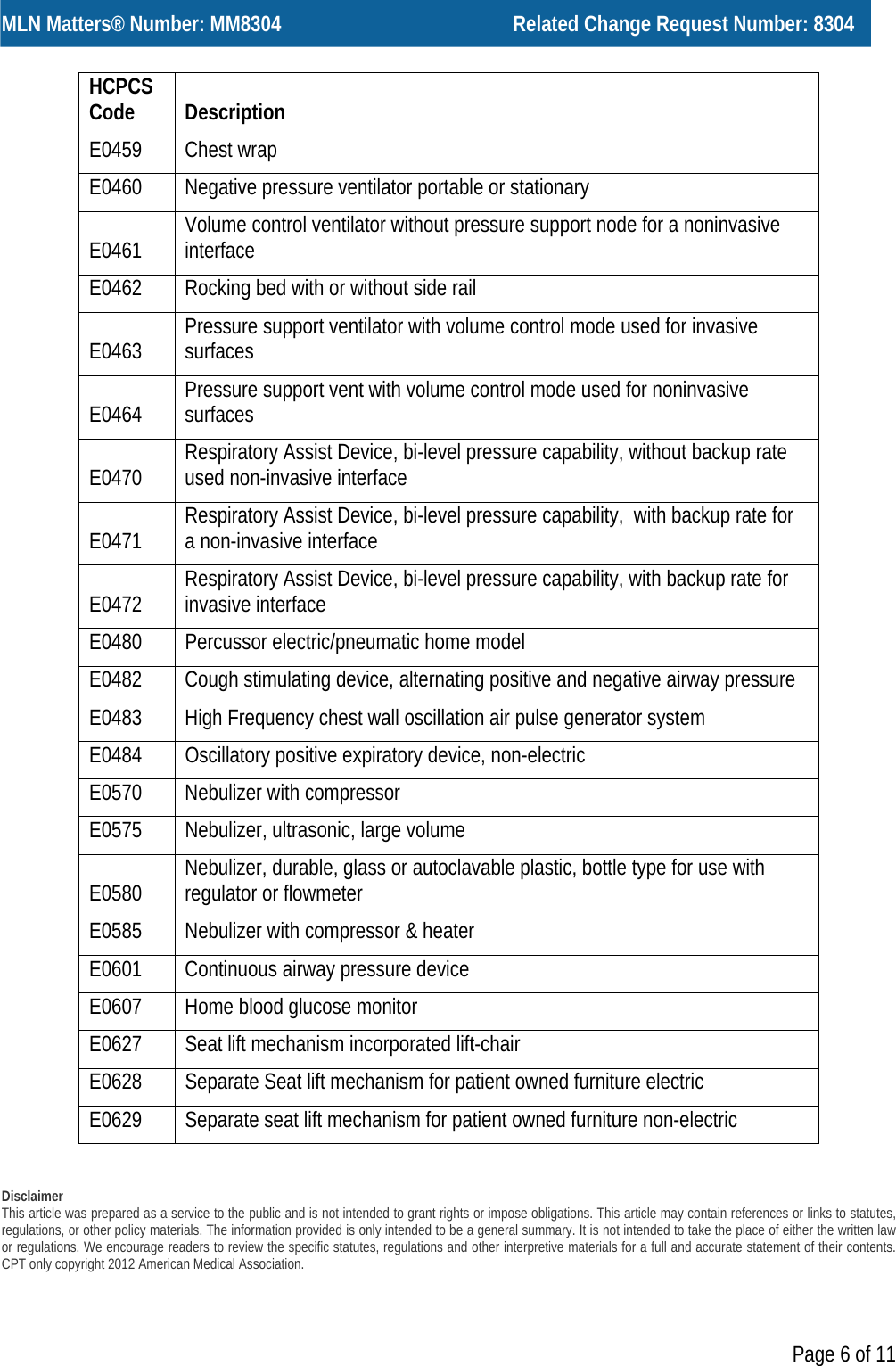 Page 6 of 11 - PainTechnology Medicare Face Notice Bulletin Number User Manual