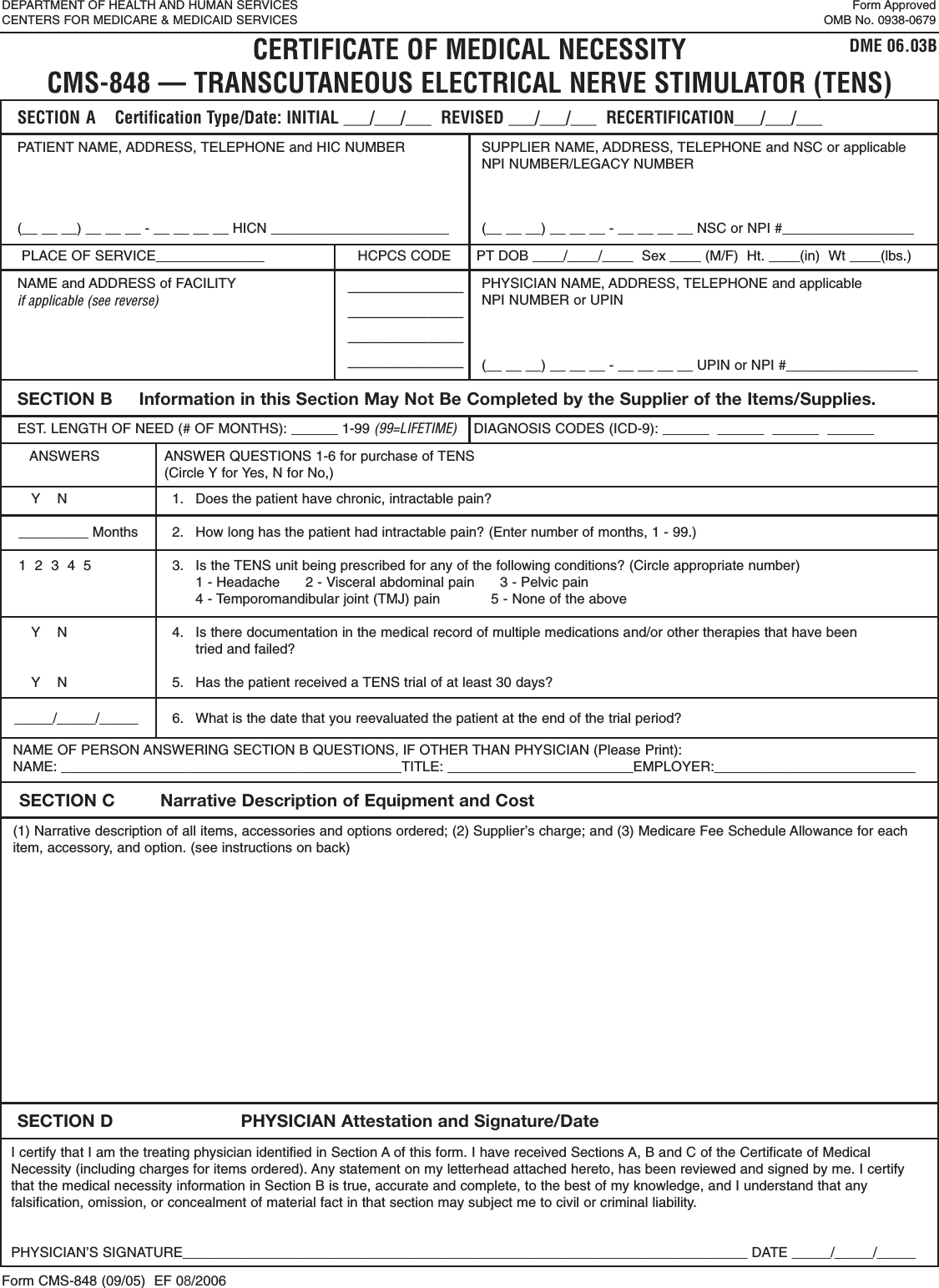 Page 1 of 2 - PainTechnology Tens-Cmn User Manual