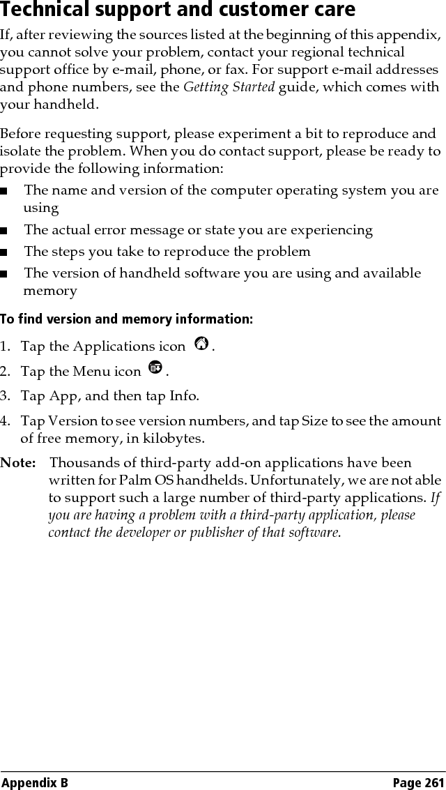 Page 262  Frequently Asked Questions