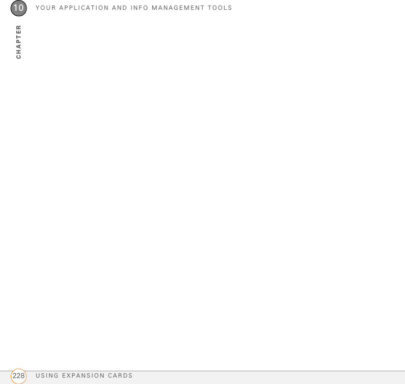 YOUR APPLICATION AND INFO MANAGEMENT TOOLSUSING EXPANSION CARDS22810CHAPTER