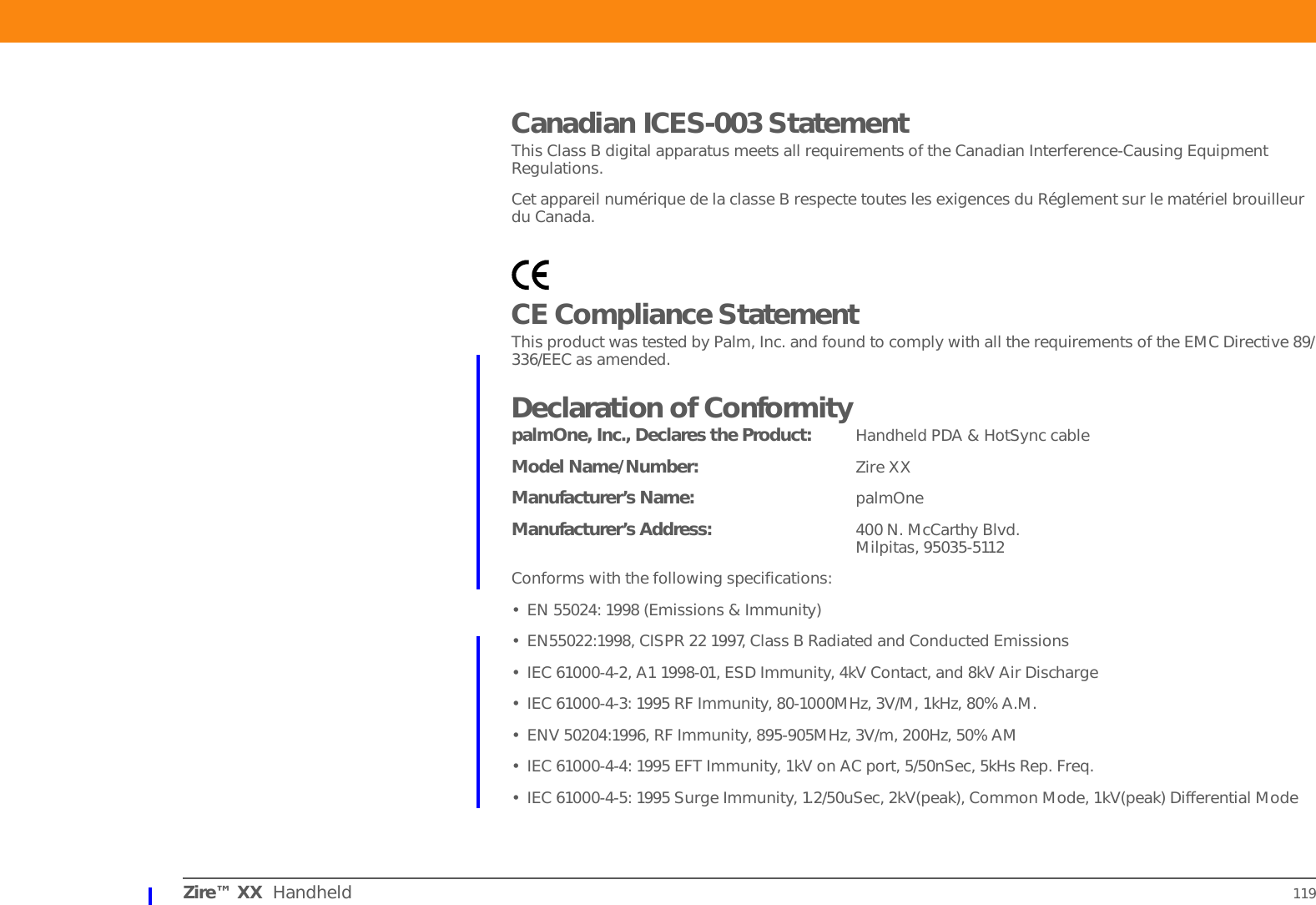 Zire™ XX Handheld 113CHAPTER 17Common QuestionsAlthough we can’t anticipate all the questions you might have, this chapter provides answers to some of the most commonly asked questions.How do I upgrade from another Palm OS® handheld?1. Synchronize your old handheld with your old desktop software.2. Install the new Palm™Desktop software. No need to delete the old desktop software first.3. Select the user name you assigned to your old handheld during the desktop installation. This will transfer all your information from the old software to the new software.4. Synchronize your new handheld with your new desktop software.5. If any third-party applications do not transfer to your new handheld, reinstall them. If you have problems with your third-party applications on your new handheld, please contact the software developer.Why can’t I find an icon on the Home screen?• Tap the pick list in the upper-right corner of the Home screen and select All. You may need to scroll down a bit, but you should now see an icon for each of the applications on your handheld.• Some of the applications that come with your handheld are not pre-installed. You need to install these extra applications from the CD.