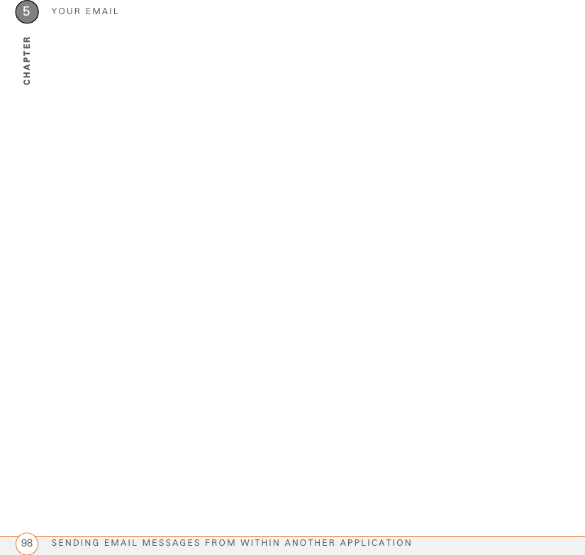 YOUR EMAILSENDING EMAIL MESSAGES FROM WITHIN ANOTHER APPLICATION985CHAPTER