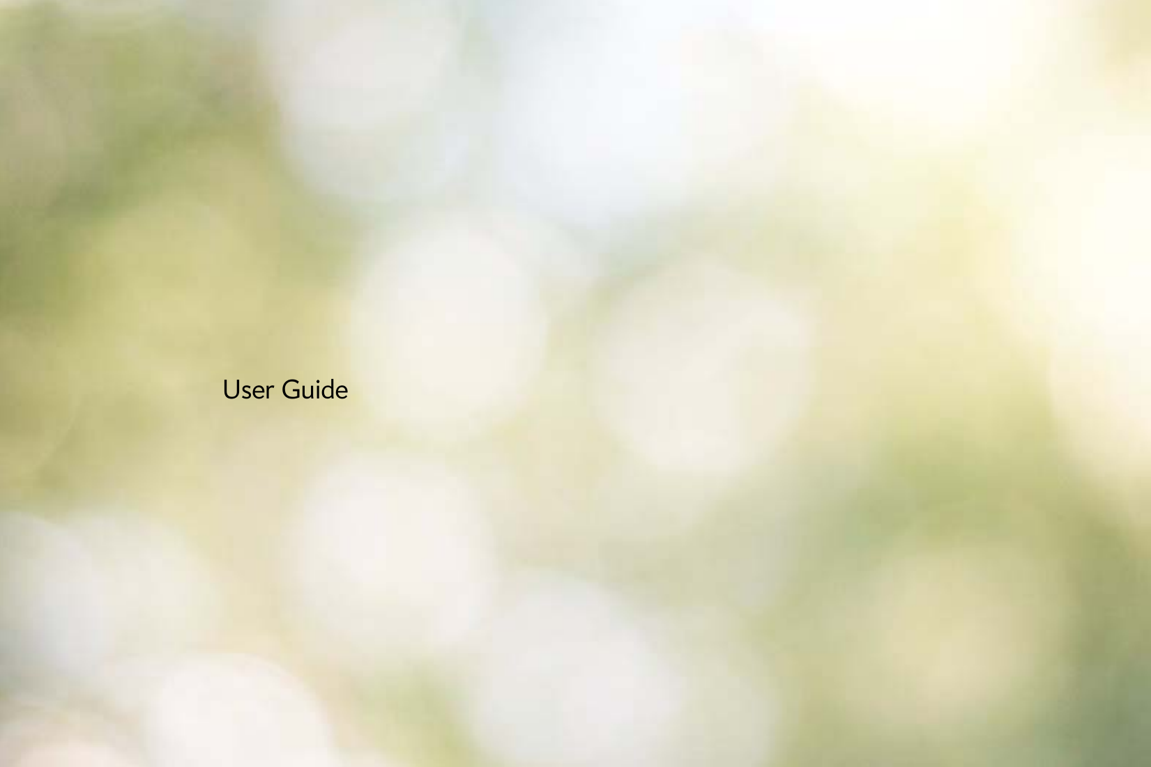 User Guide