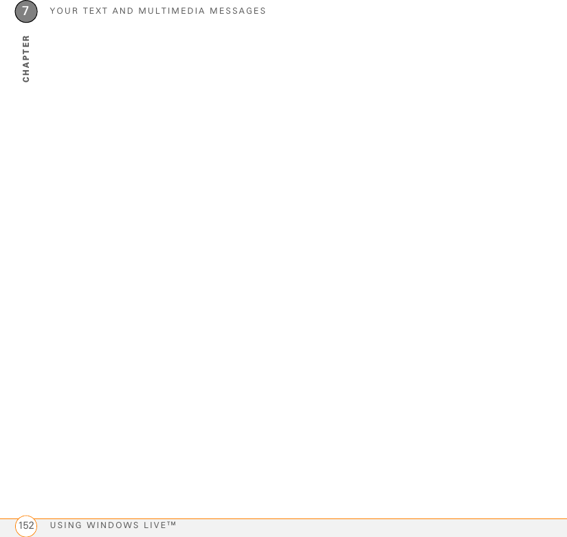YOUR TEXT AND MULTIMEDIA MESSAGESUSING WINDOWS LIVETM1527CHAPTER