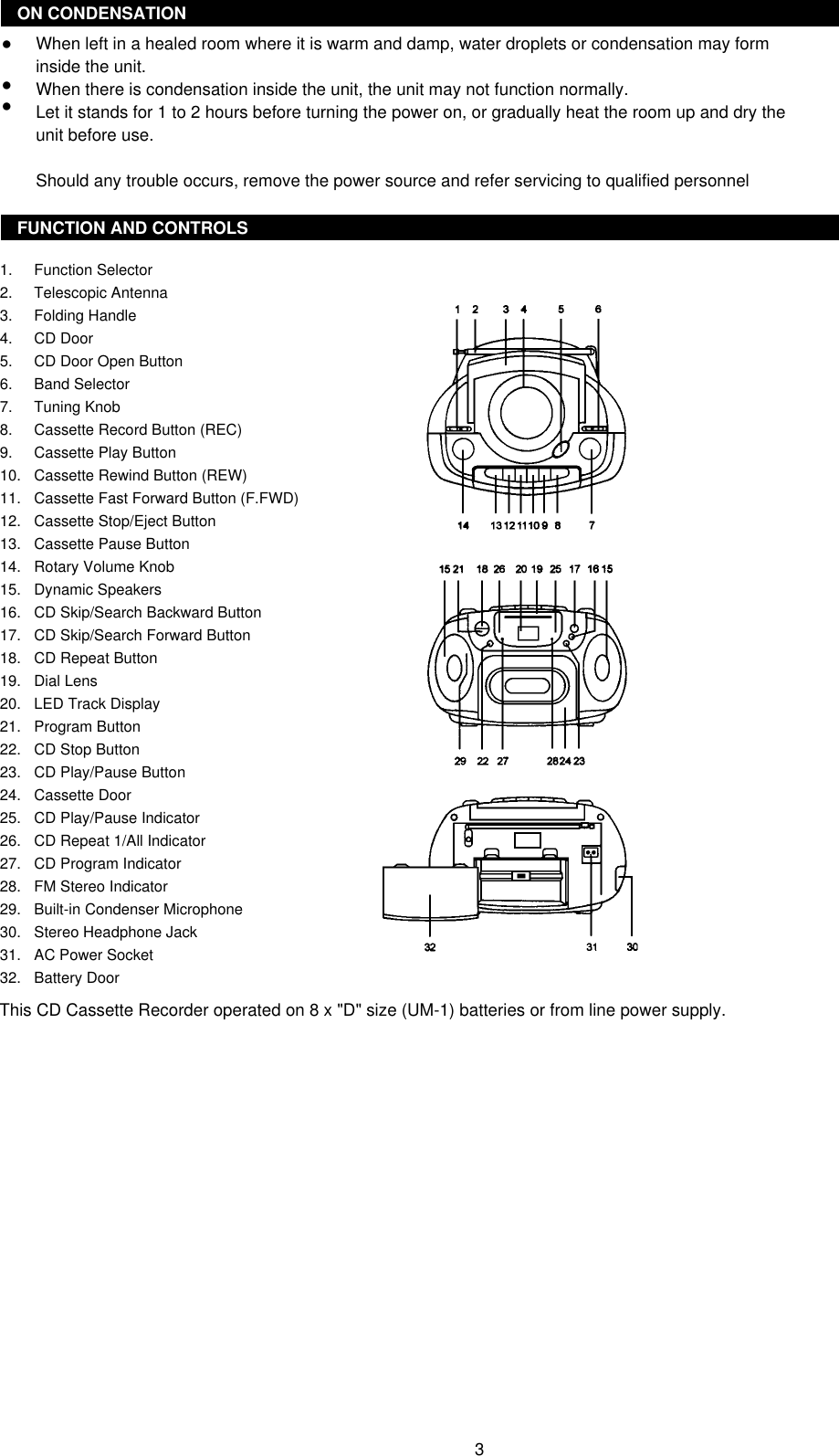 Page 4 of 10 - Palsonic Palsonic-Prc-241-Users-Manual- C  Palsonic-prc-241-users-manual