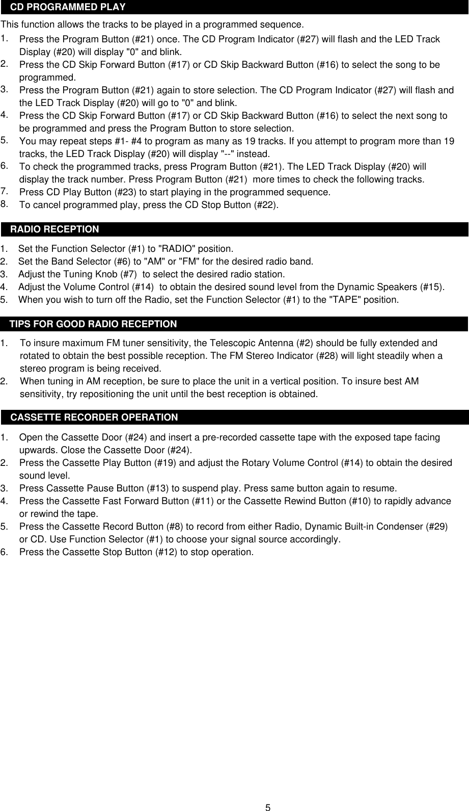 Page 6 of 10 - Palsonic Palsonic-Prc-241-Users-Manual- C  Palsonic-prc-241-users-manual