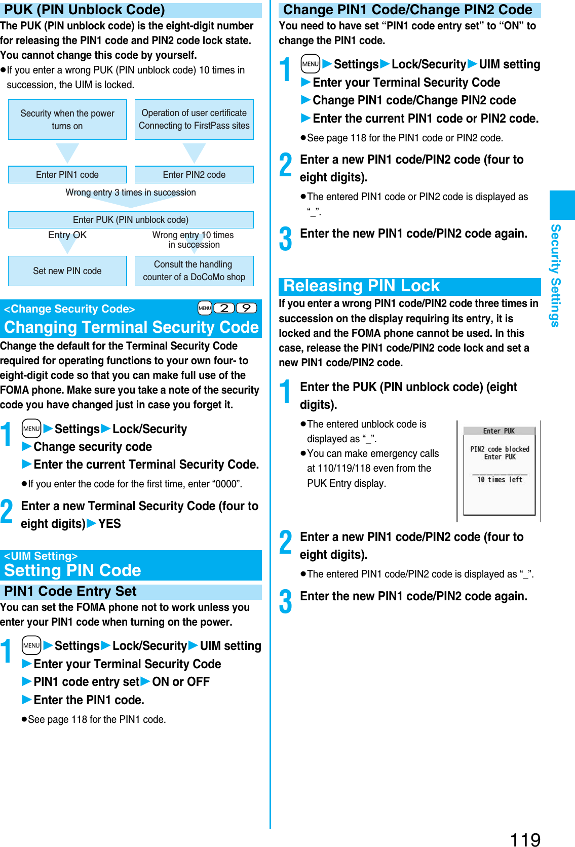 Page 121 of Panasonic Mobile Communications 207002A UMTS/ GSM Cellular Radio with Bluetooth® and RFID User Manual