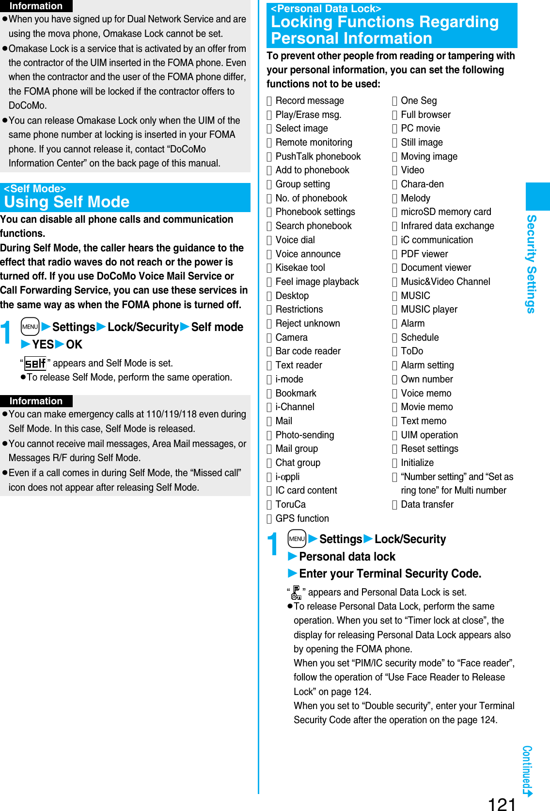 Page 123 of Panasonic Mobile Communications 207002A UMTS/ GSM Cellular Radio with Bluetooth® and RFID User Manual