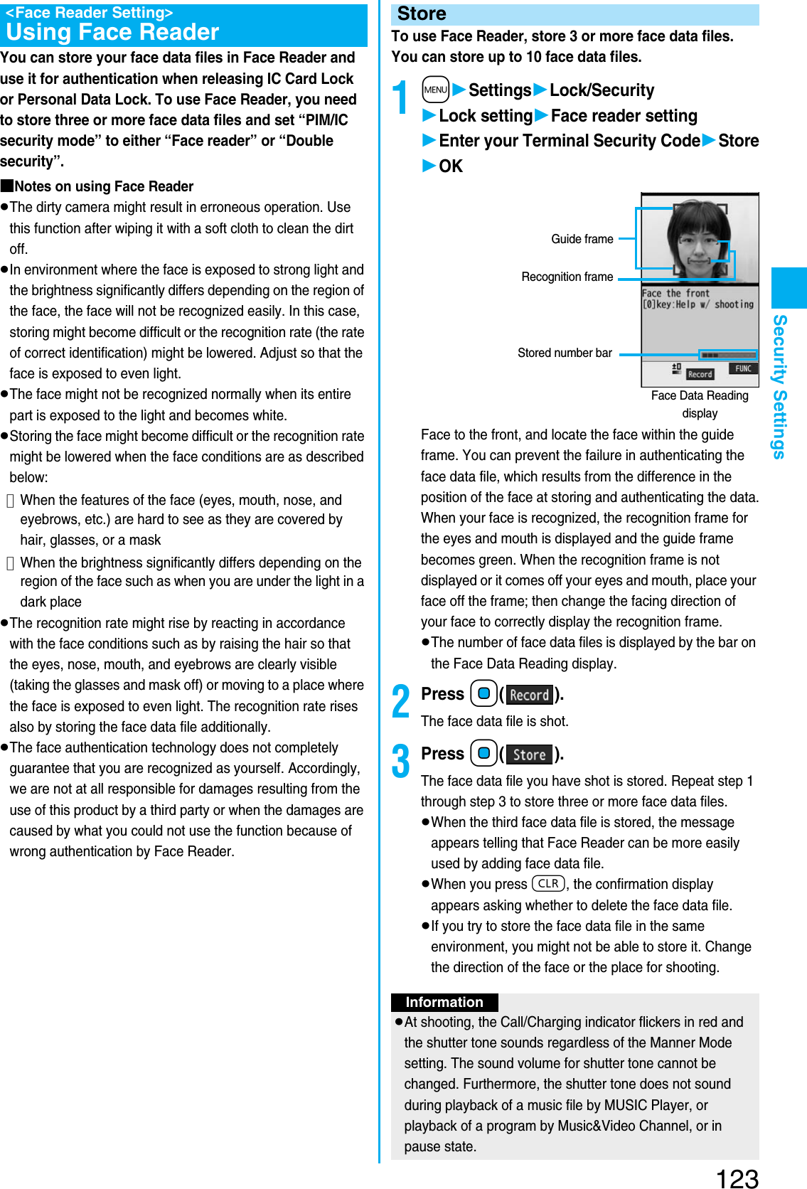 Page 125 of Panasonic Mobile Communications 207002A UMTS/ GSM Cellular Radio with Bluetooth® and RFID User Manual