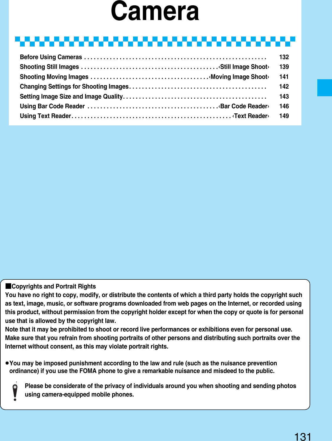 Page 133 of Panasonic Mobile Communications 207002A UMTS/ GSM Cellular Radio with Bluetooth® and RFID User Manual