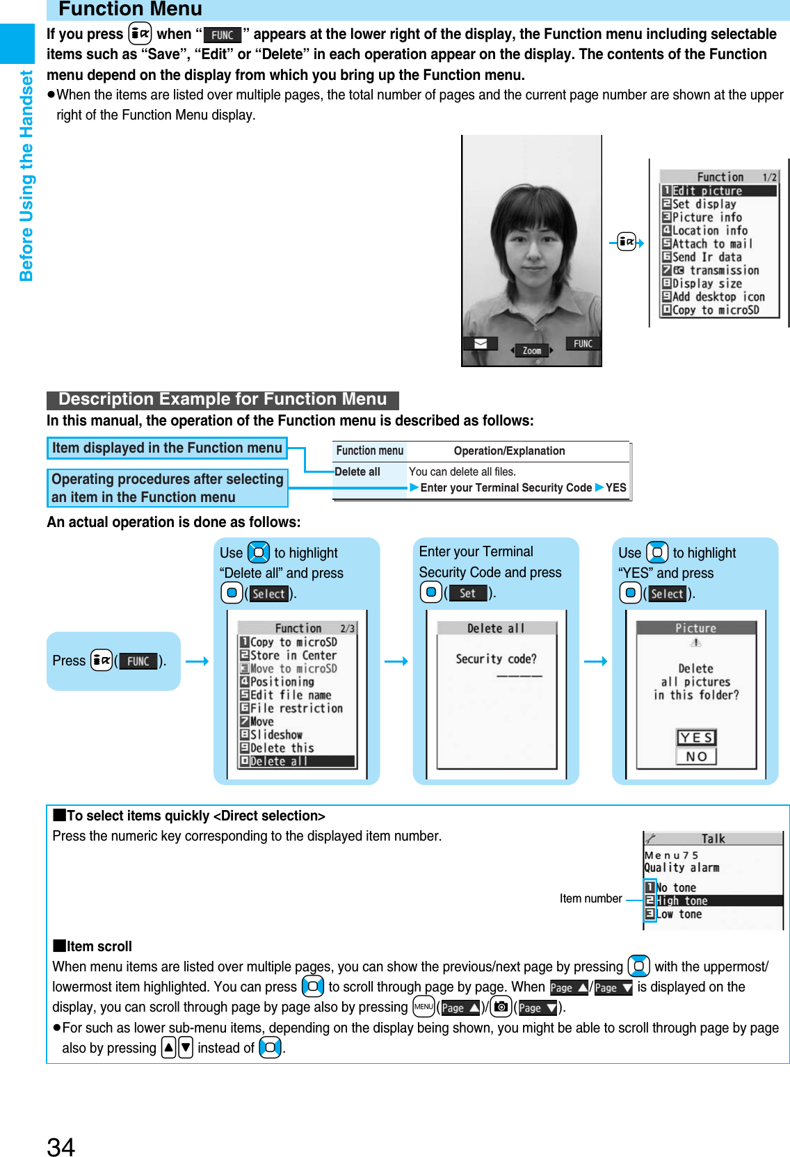 Page 36 of Panasonic Mobile Communications 207002A UMTS/ GSM Cellular Radio with Bluetooth® and RFID User Manual