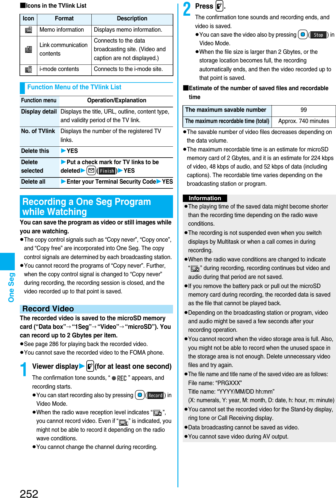 Page 114 of Panasonic Mobile Communications 207002A UMTS/ GSM Cellular Radio with Bluetooth® and RFID User Manual