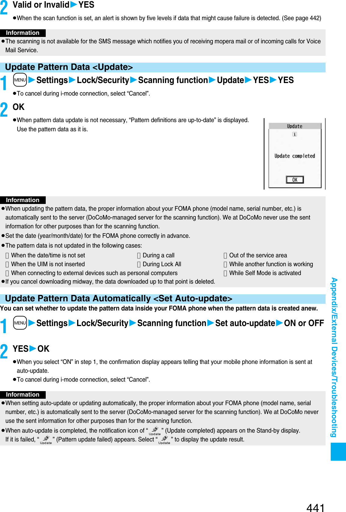 Page 148 of Panasonic Mobile Communications 207002A UMTS/ GSM Cellular Radio with Bluetooth® and RFID User Manual