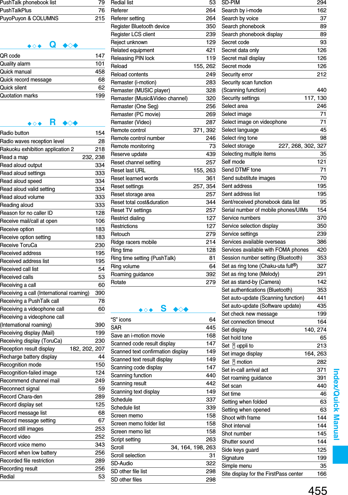 Page 162 of Panasonic Mobile Communications 207002A UMTS/ GSM Cellular Radio with Bluetooth® and RFID User Manual