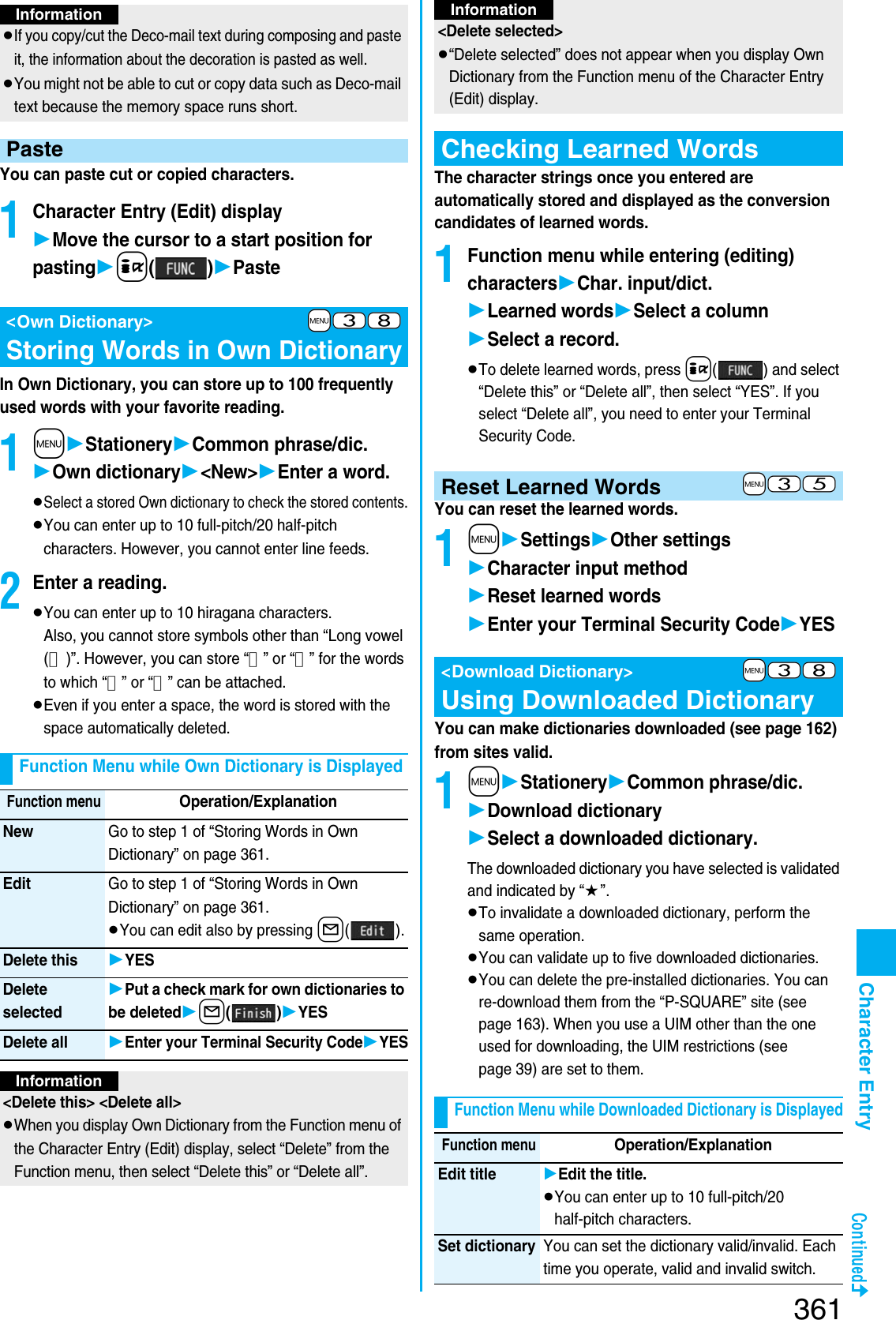 Page 68 of Panasonic Mobile Communications 207002A UMTS/ GSM Cellular Radio with Bluetooth® and RFID User Manual