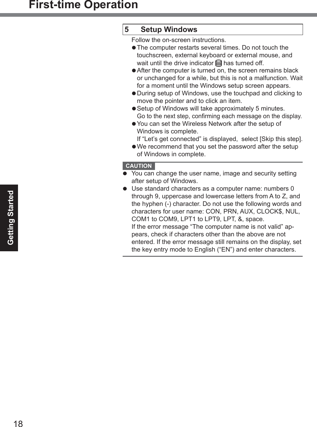Page 18 of Panasonic of North America 9TGWW18A Radio Module User Manual FM171 Readme DHQX1325ZA T1  OI US M indb