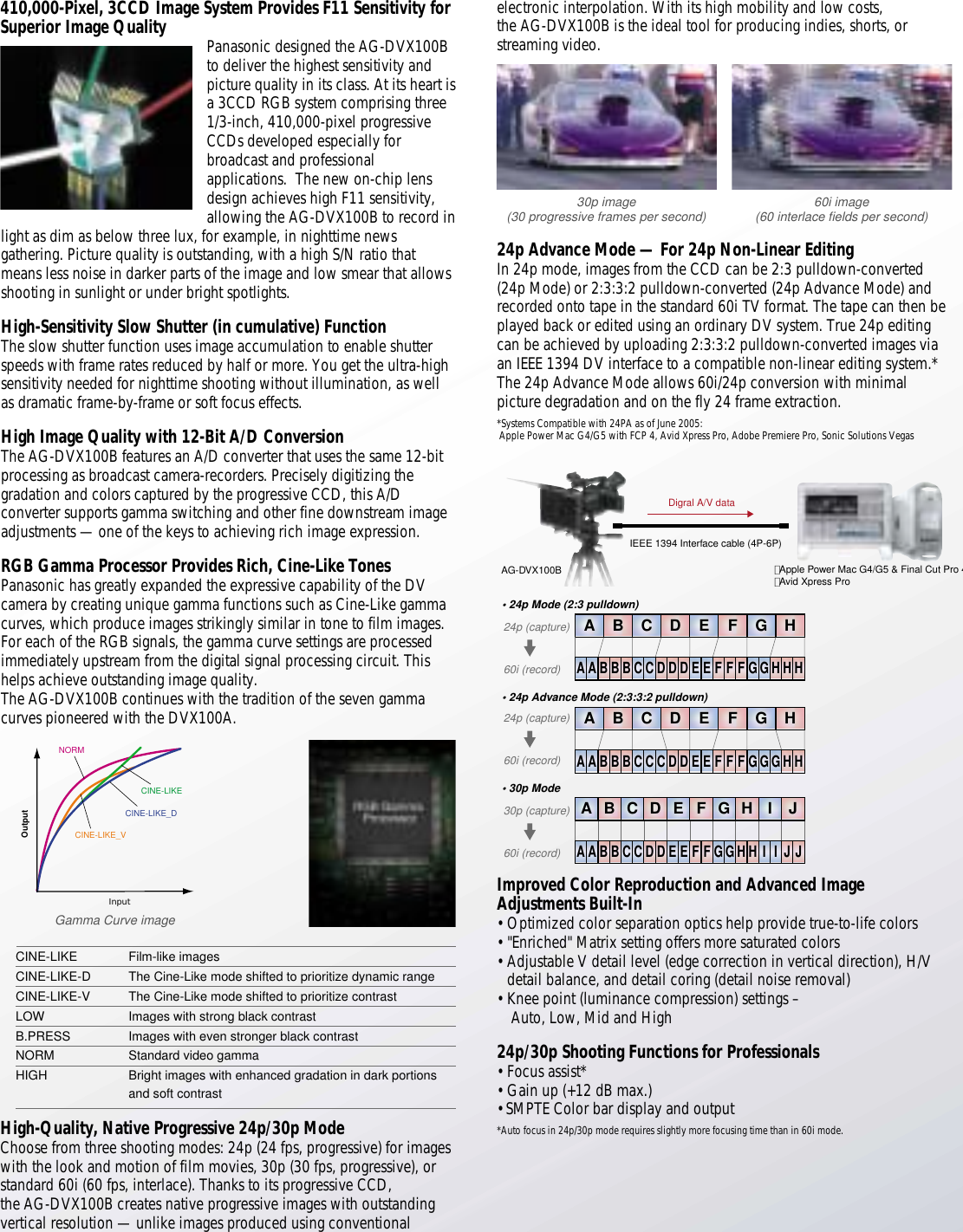 Page 5 of 12 - Panasonic  If Not Then B AG-DVX100B