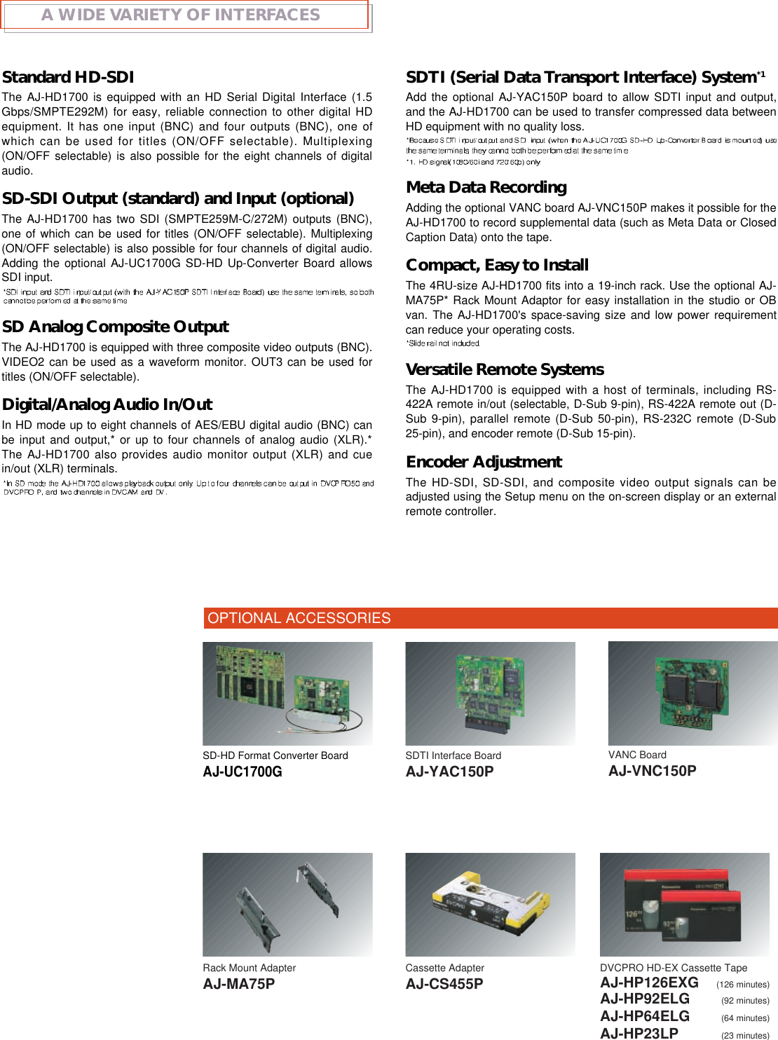 Page 7 of 8 - Panasonic  If Not Then B AJ-HD1700