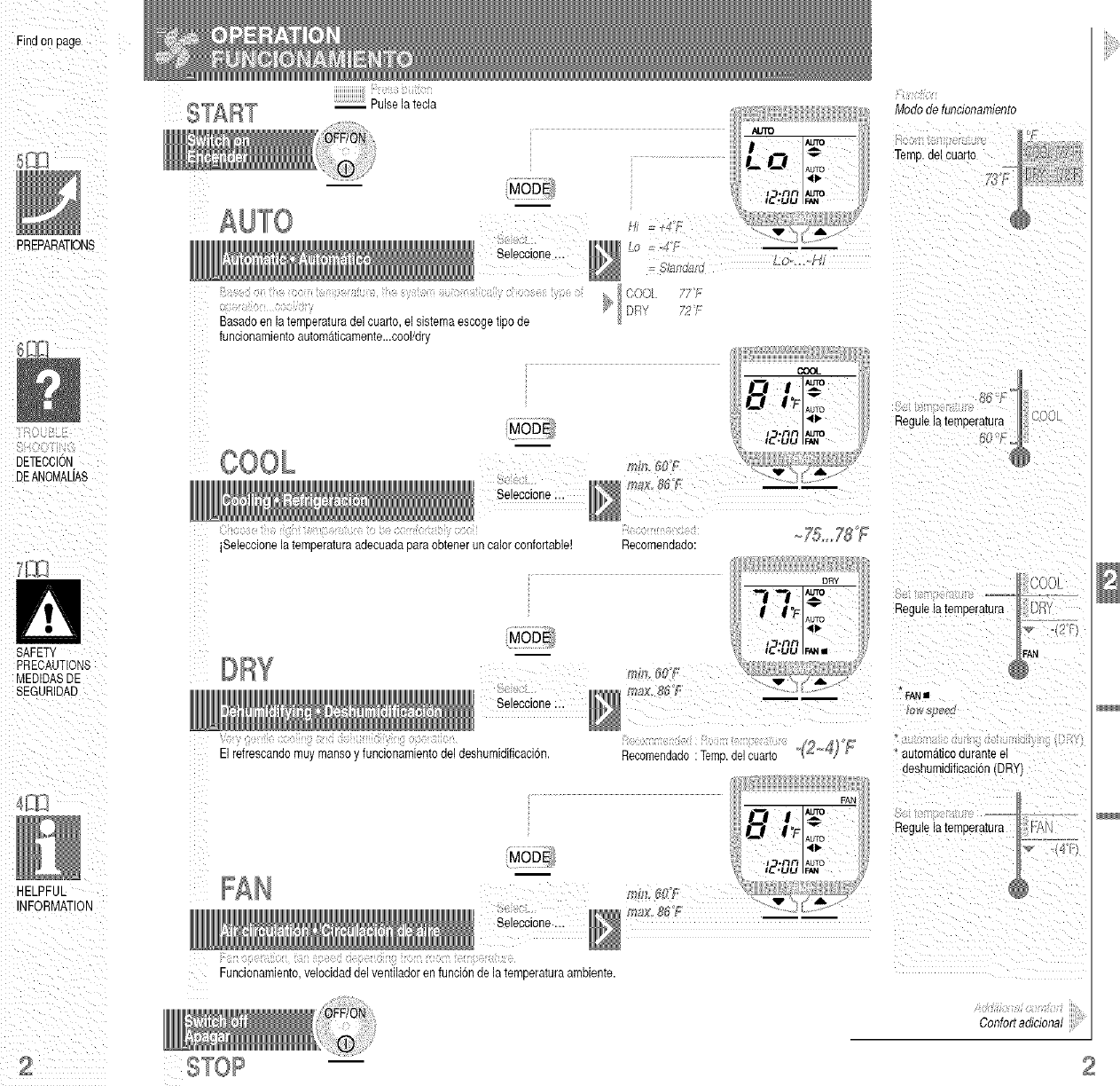 Page 4 of 10 - Panasonic CS-C28CKU User Manual  AIR CONDITIONER - Manuals And Guides L0502154